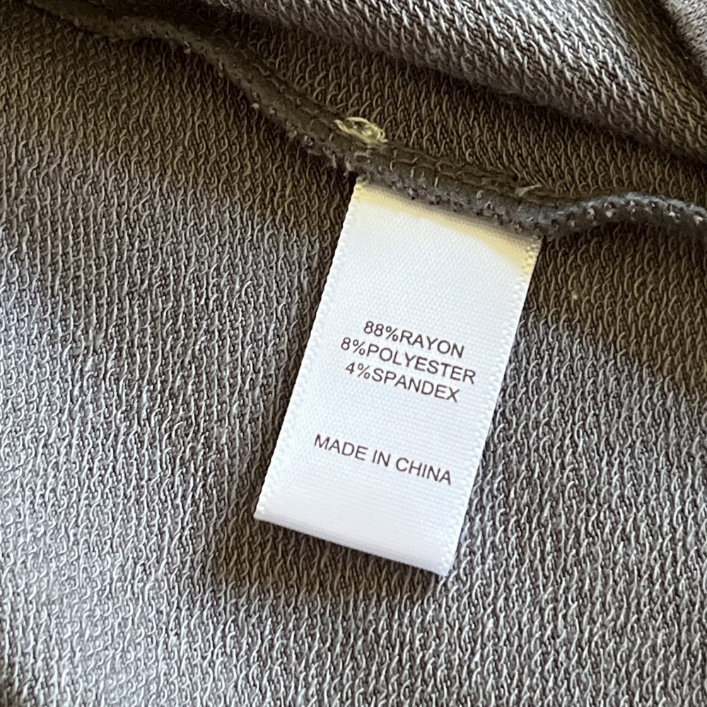 Koolaburra by UGG Women's Size 1X Gray French Terry Hoodie Poncho Pullover Top‎ - Picture 11 of 13